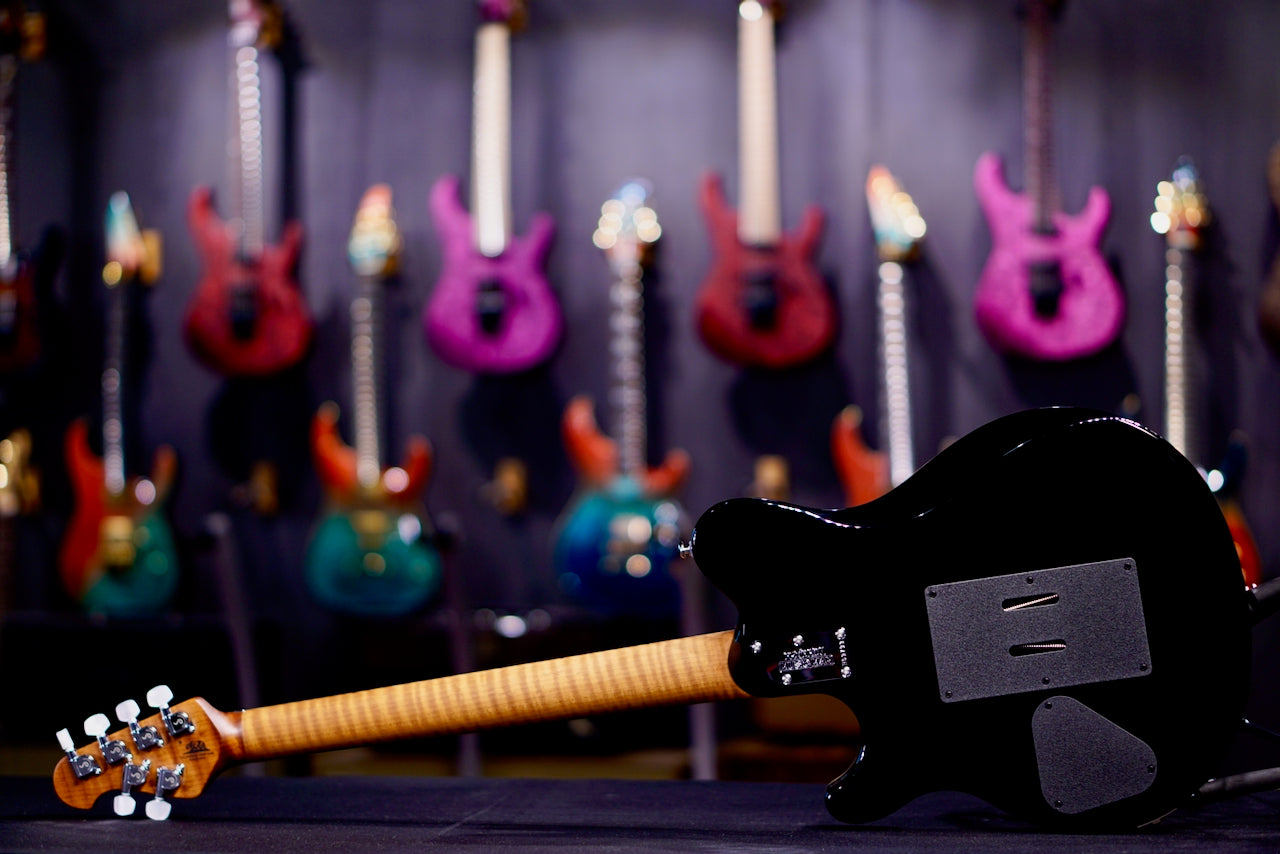 Ernie Ball Music Man Axis Electric Guitar - Olallieberry Quilt H09793