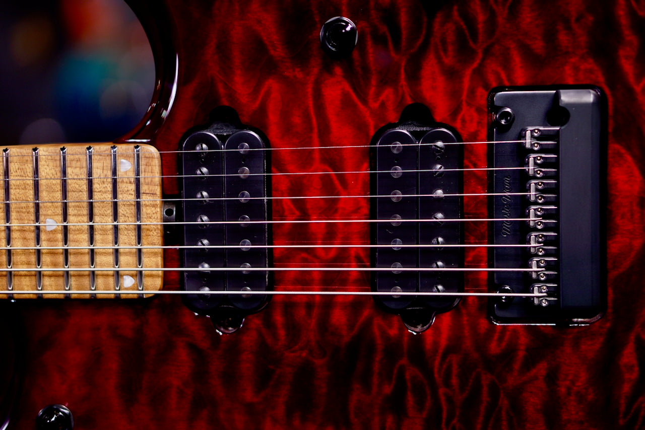 Ernie Ball Music Man JP15 7 string Red Tide K06865