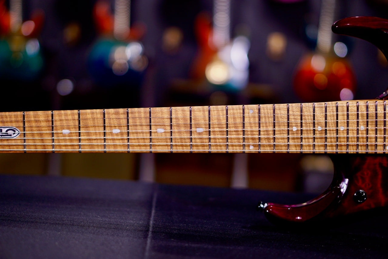 Ernie Ball Music Man JP15 7 string Red Tide K06865