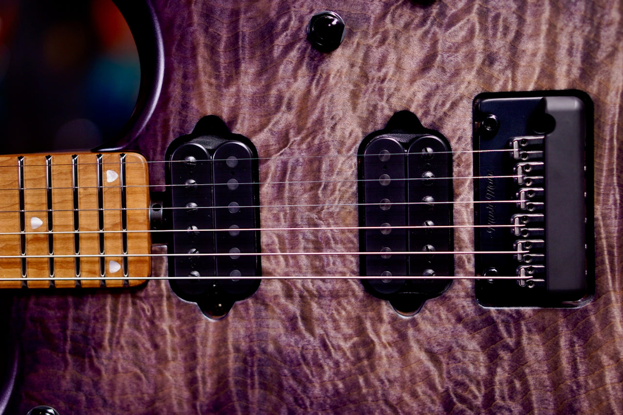 Ernie Ball Music Man JP15 Translucent Black Flame H09004