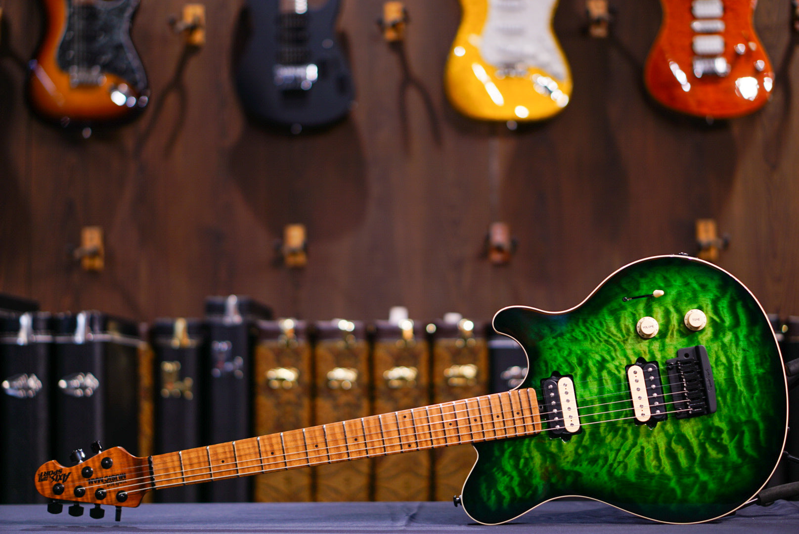 Ernie Ball Music Man Axis Electric Guitar - Matcha Quilt H06881