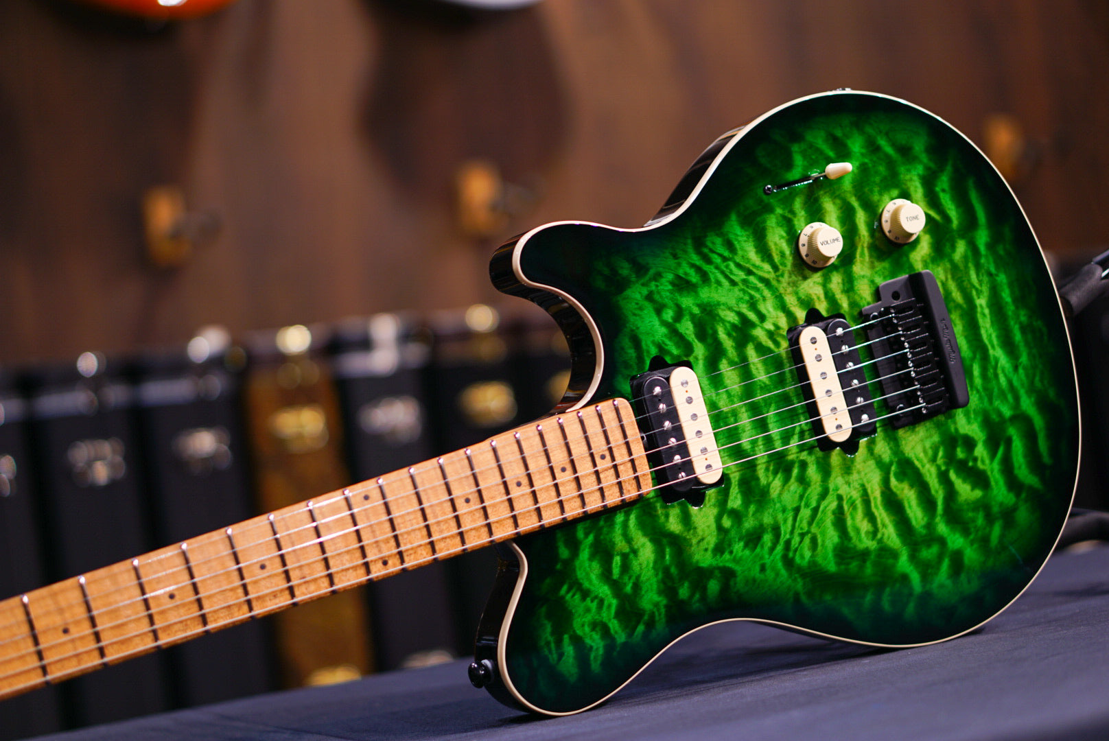 Ernie Ball Music Man Axis Electric Guitar - Matcha Quilt H06881