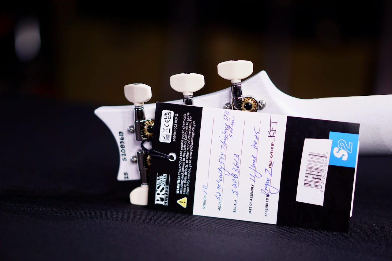 PRS S2 McCarty 594 Thinline Satin Pearl White s22083613