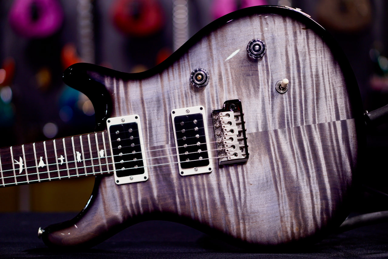 PRS CE 24 Faded Gray Black Wraparound Smokeburst 0418344