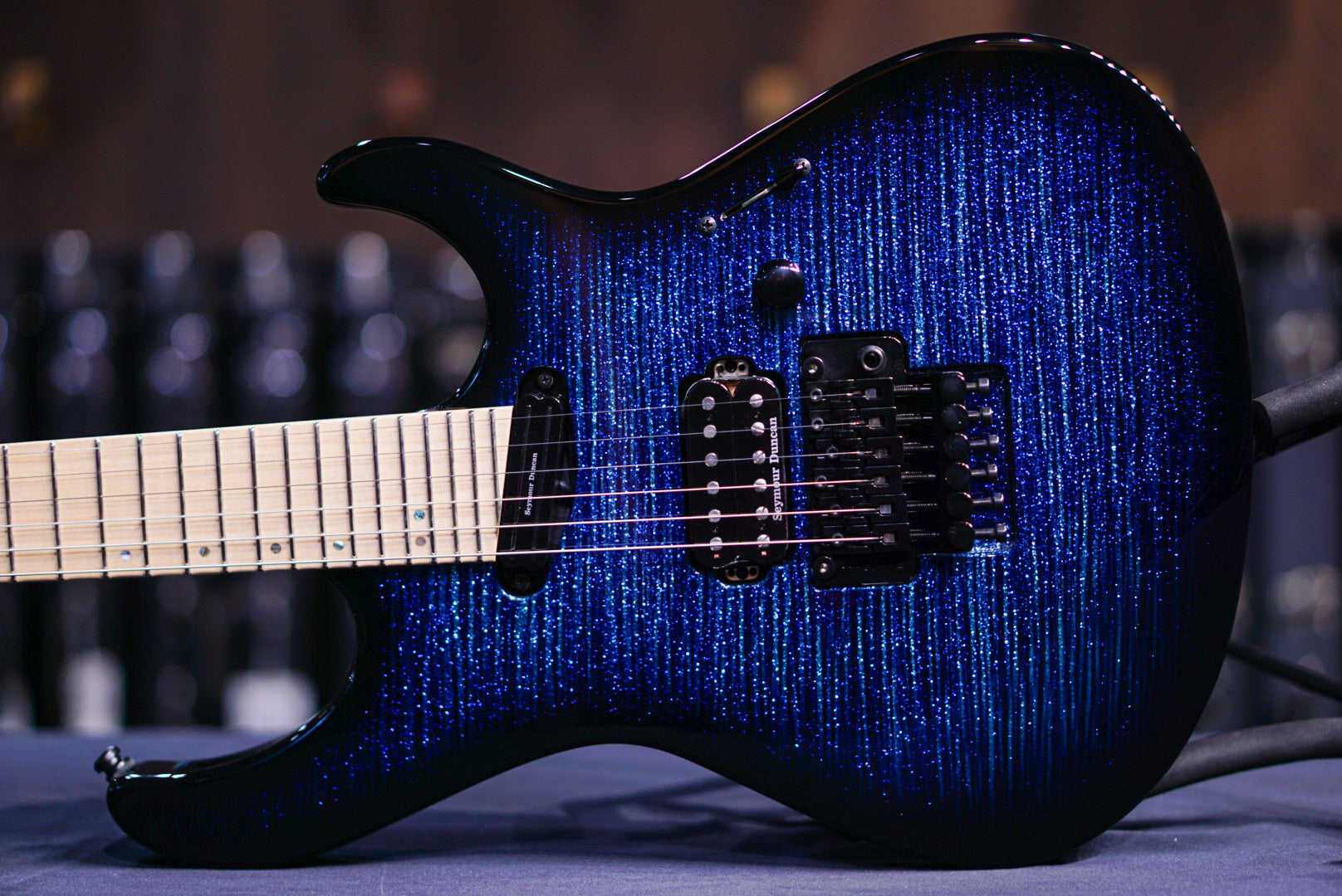 ESP Maverick Glitter storm blue E9400231 - HIENDGUITAR   ESP GUITAR