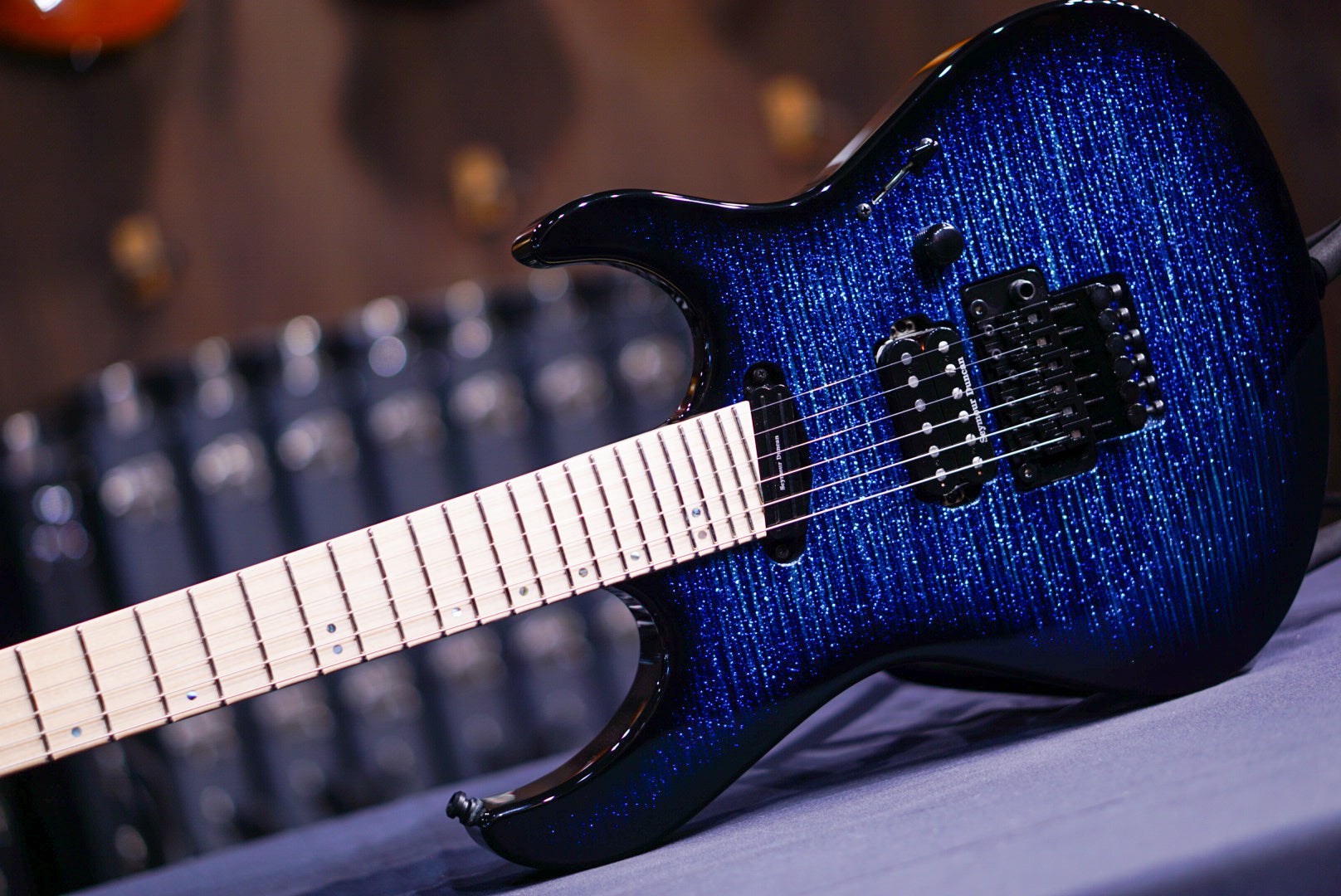 ESP Maverick Glitter storm blue E9400231 - HIENDGUITAR   ESP GUITAR