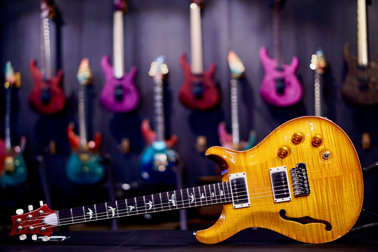 PRS DGT Semi-Hollow Birds McCarty Sunburst 0420500