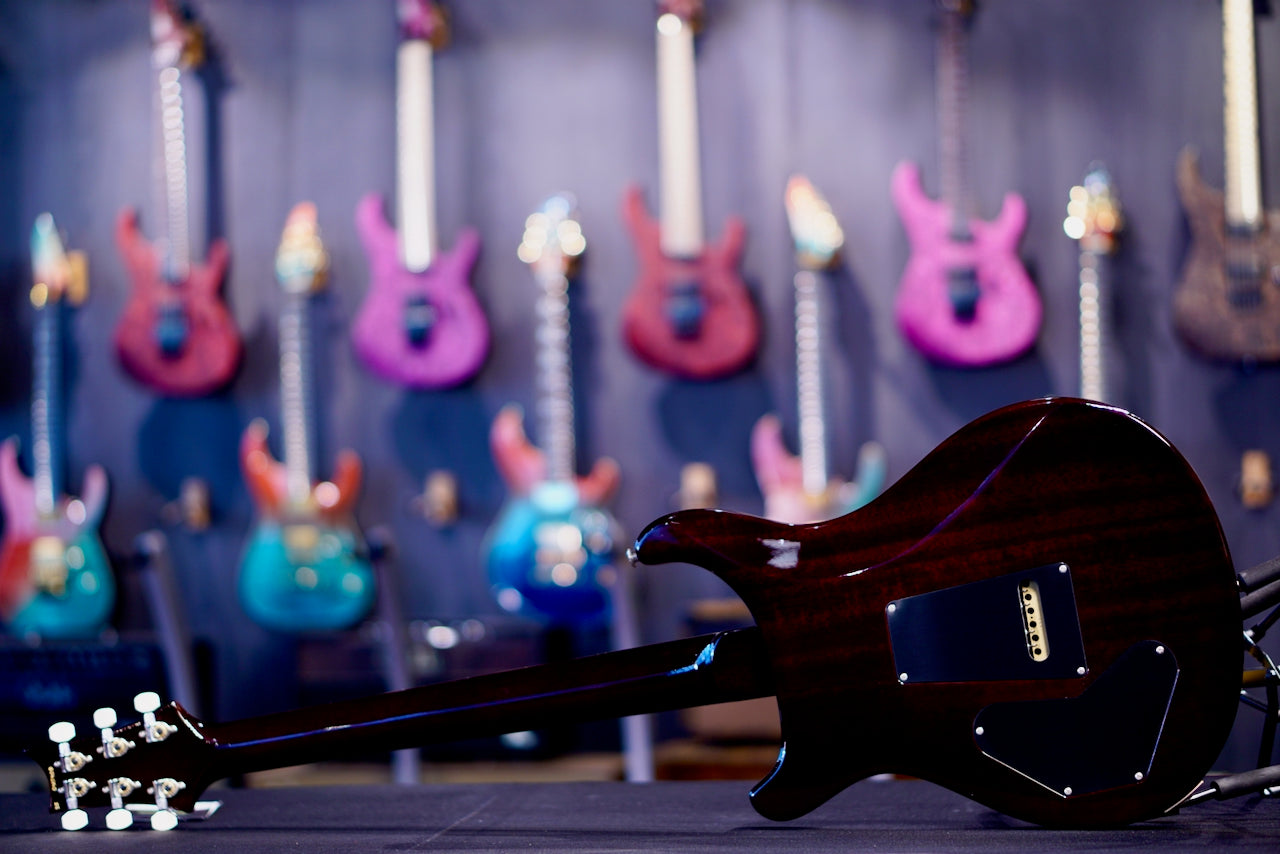 PRS DGT Semi-Hollow Moon McCarty Tobacco Sunburst 0417408