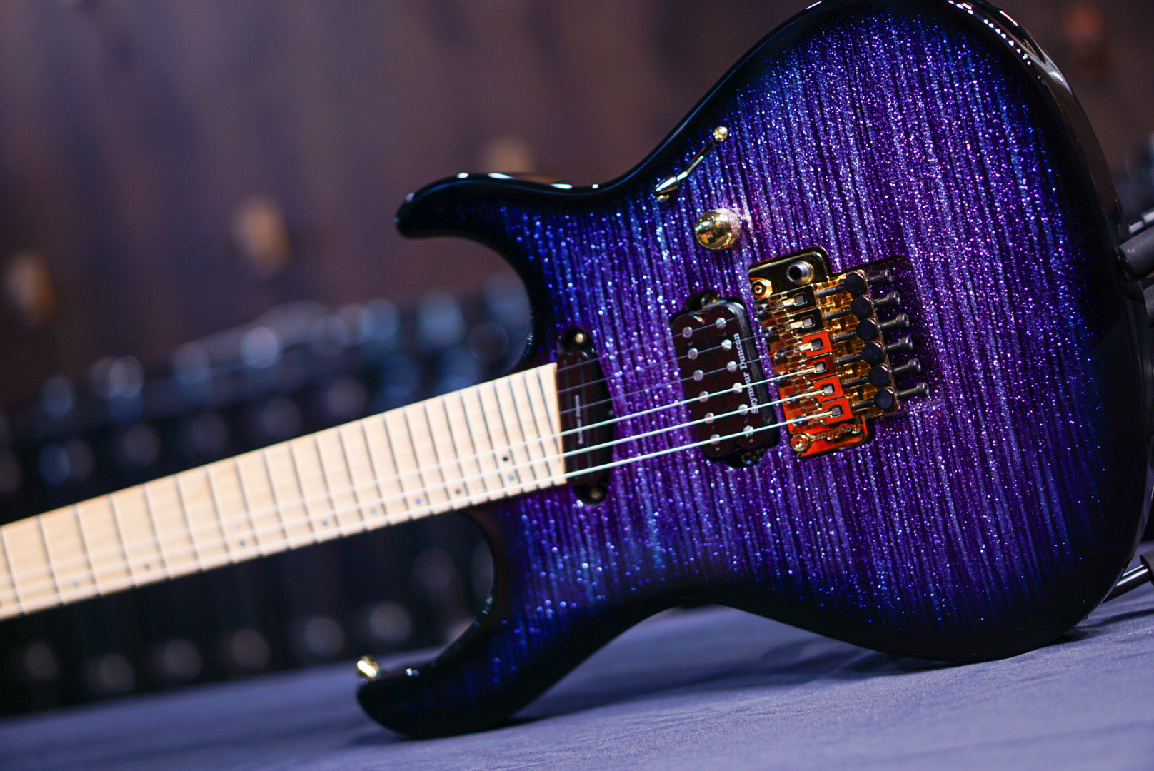 ESP Maverick Glitter storm violet E1610231 - HIENDGUITAR   ESP GUITAR
