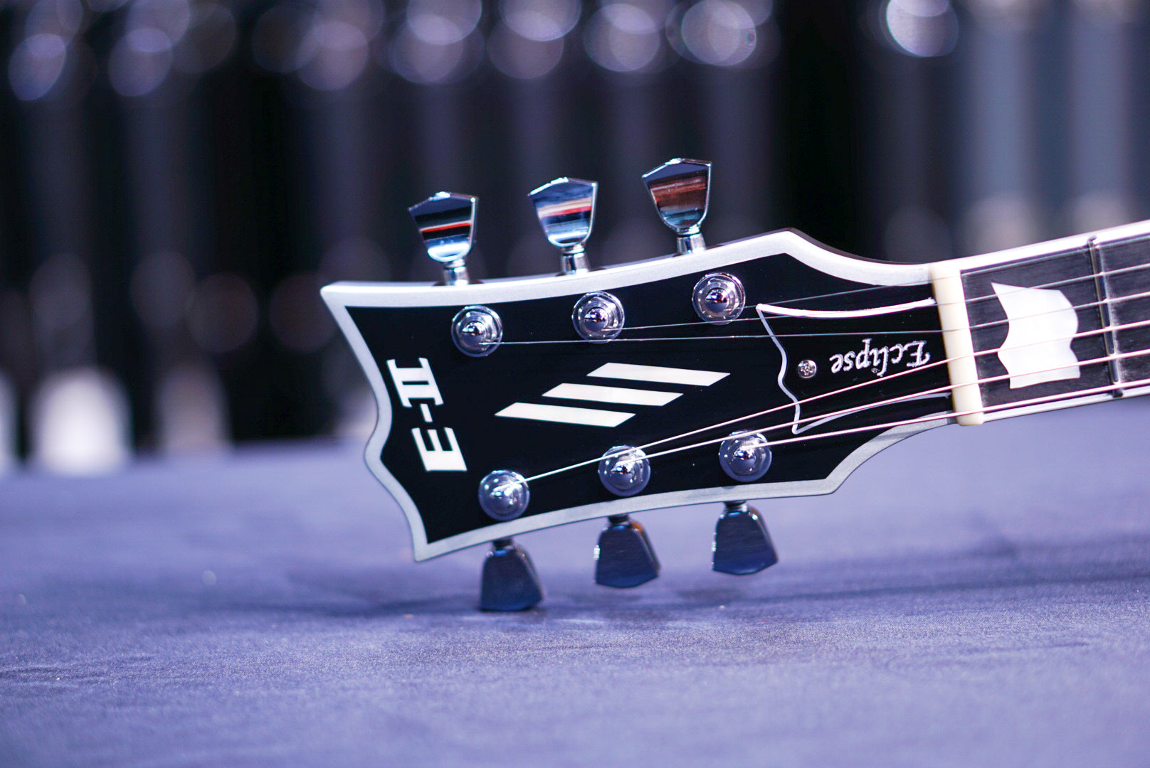 ESP E-II ECLIPSE BB BLACK SATIN ES8725223 - HIENDGUITAR   ESP GUITAR