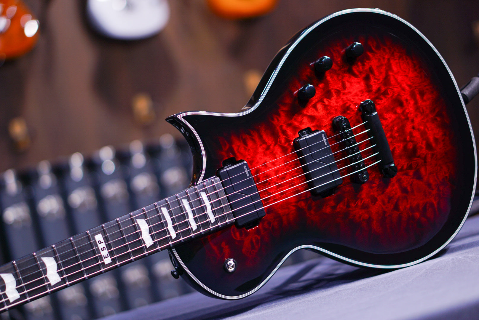 ESP E-II ECLIPSE QM FL See Thru Black Cherry Sunburst es7211233