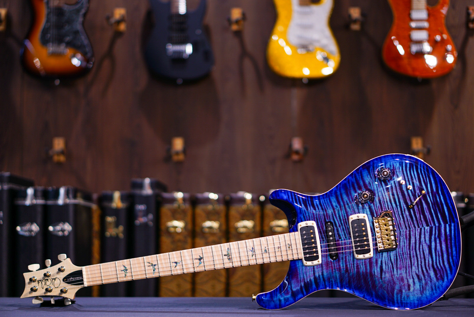 PRS Modern eagle V wood library violet blue burst 0396283