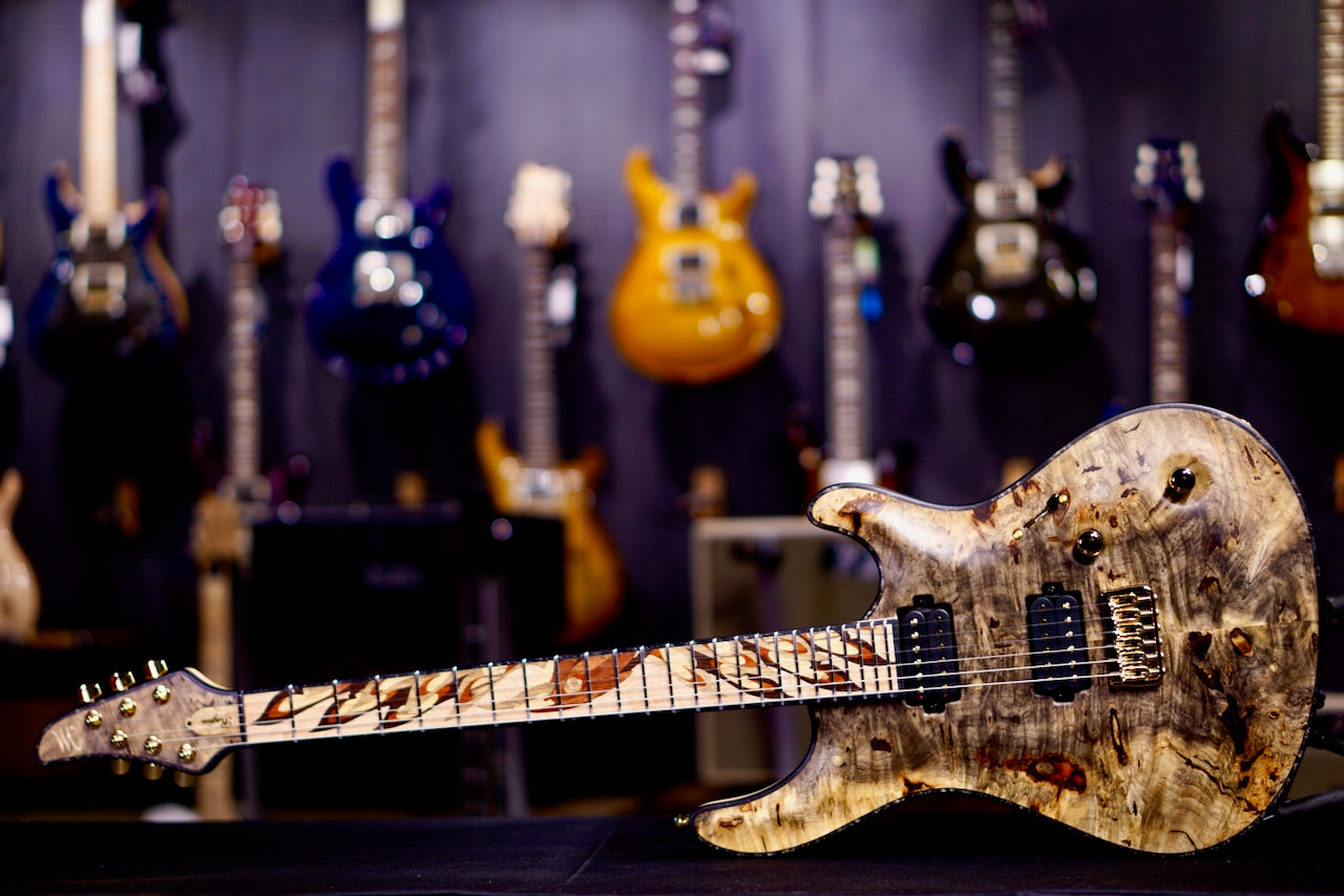 Mayones Core 6 Buckeye Burl Birds of paradise RF2605289