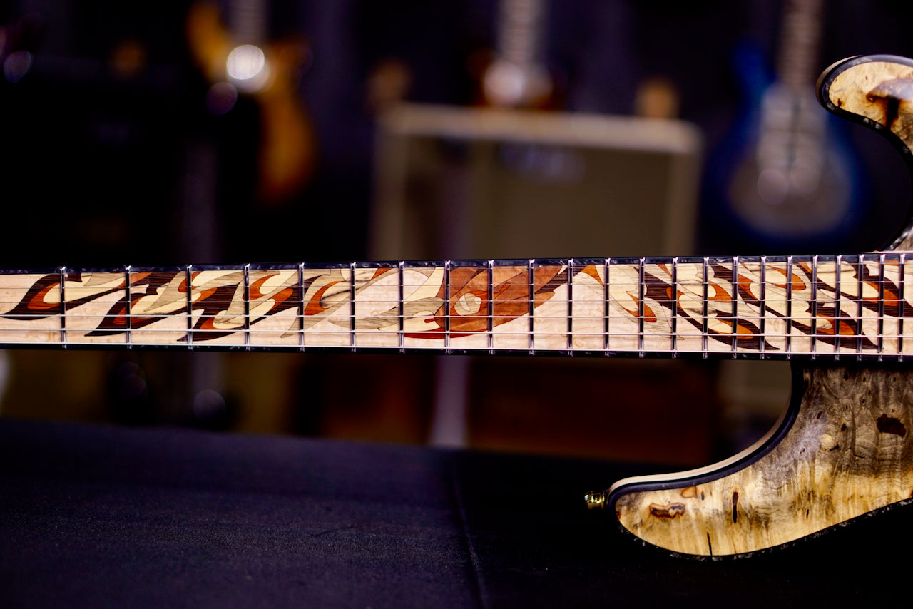 Mayones Core 6 Buckeye Burl Birds of paradise RF2605289