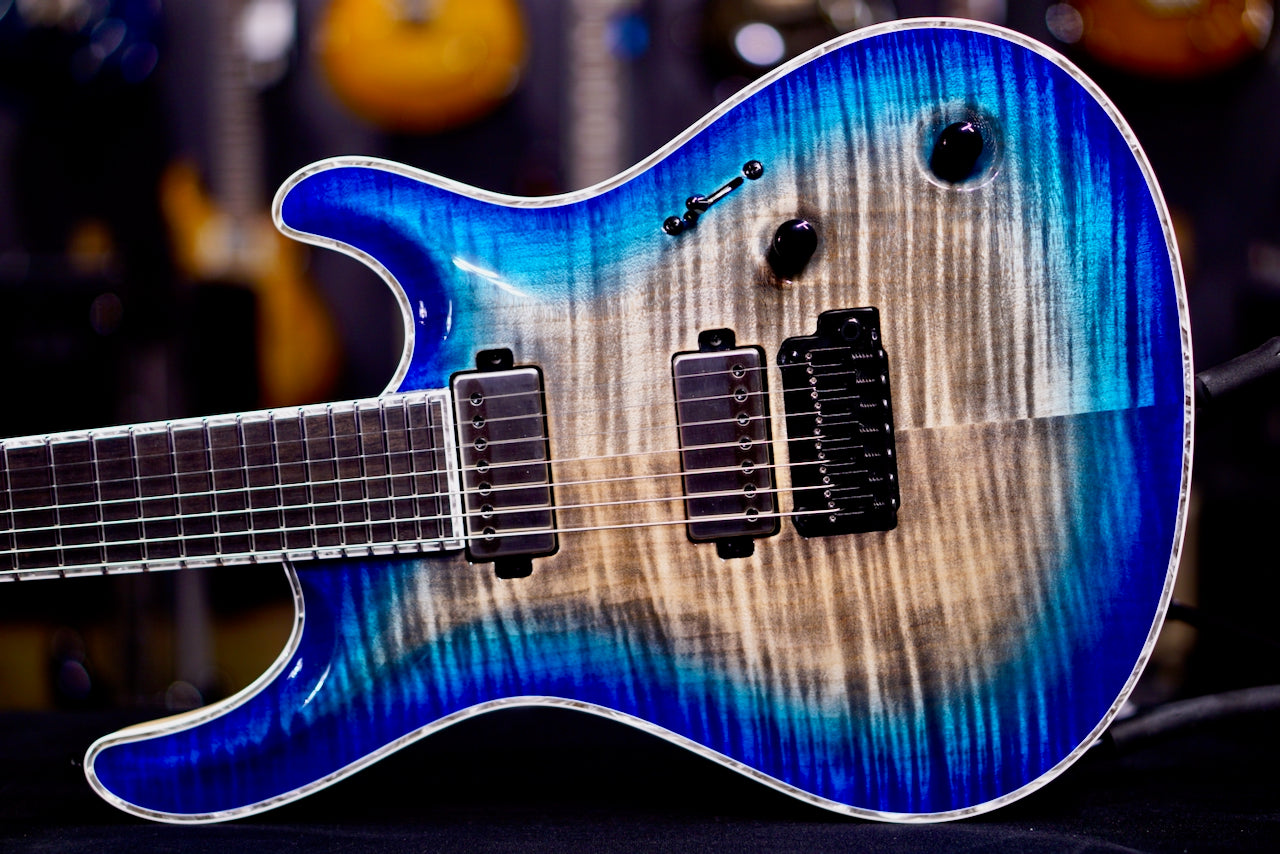 Mayones Regius Core V24 t Trans Jeans Black 3 Tone Blue Burst Gloss RP2505379