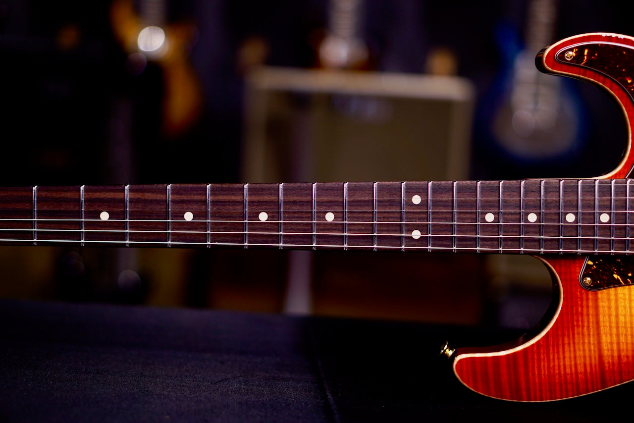 Tom Anderson Drop Top Classic Hollow Dark Cherry Burst * 02-21-26P *