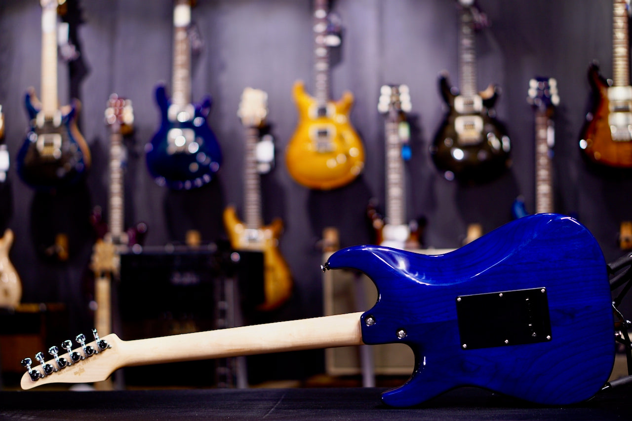 Tom Anderson Drop Top Classic Hollow Abalone to Deep Ocean Blue * 03-05-26P *