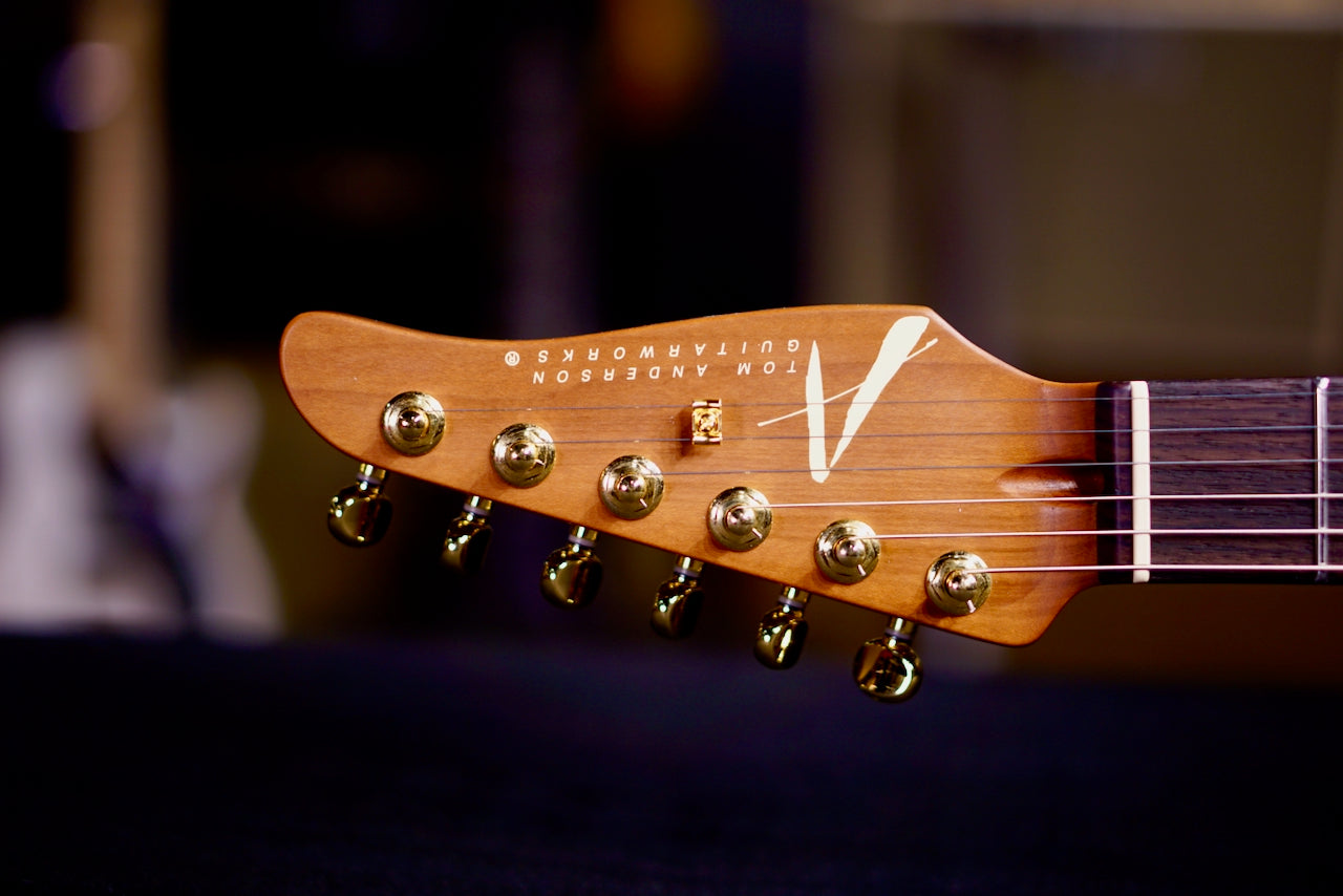 Tom Anderson Icon Classic Satin Rustic Brown Edge Burst * 01-22-26A *