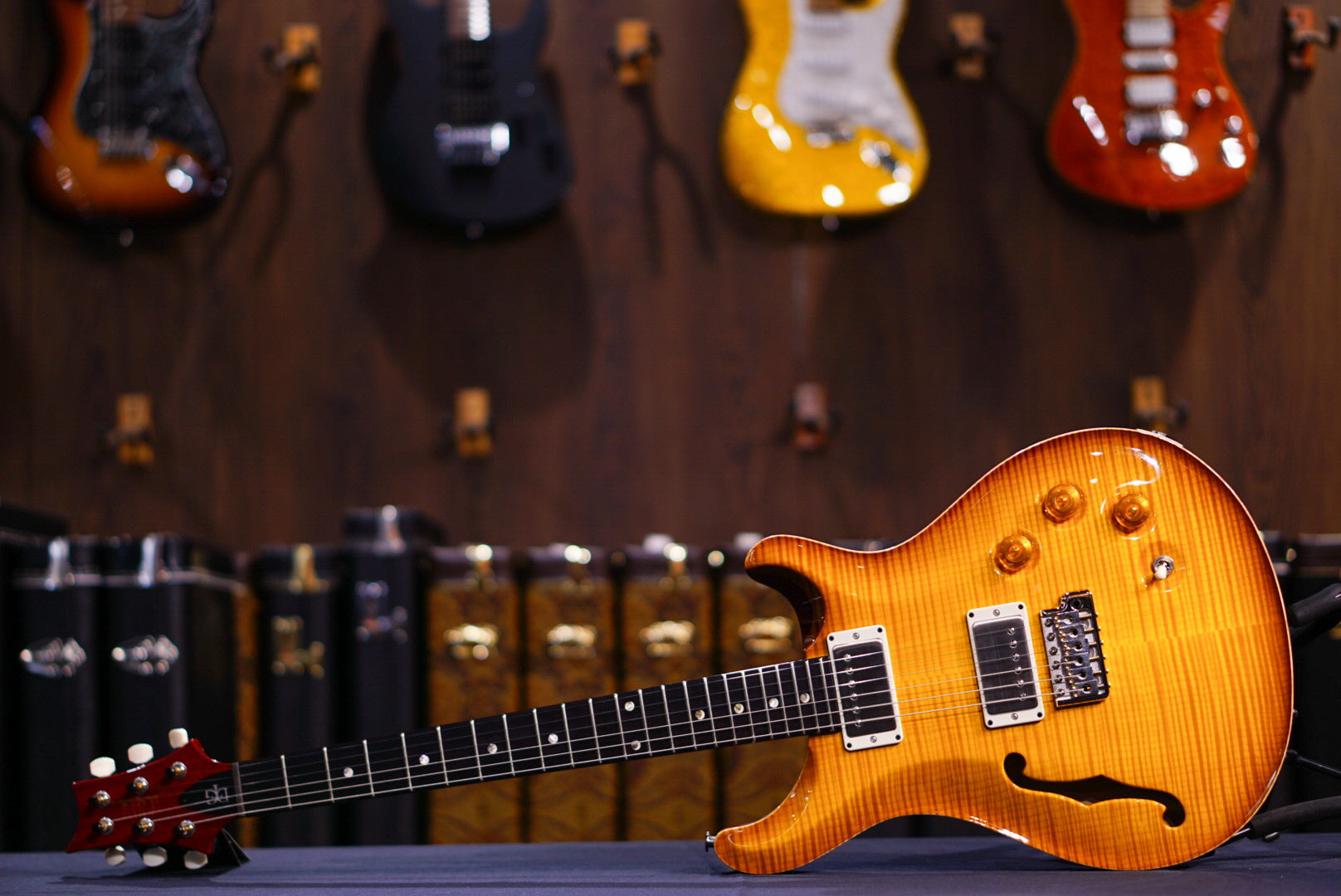 PRS DGT Semi-Hollow Limited Edition McCarty Sunburst 0394658