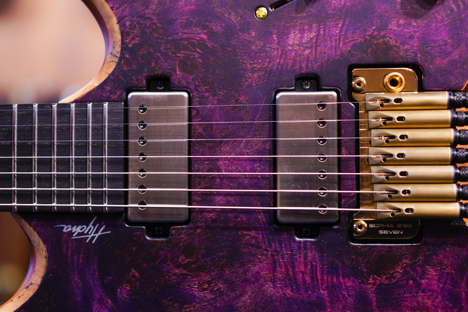 Mayones Hydra Elite Pro 7 Trans Dirty Purple Satine HF0000768