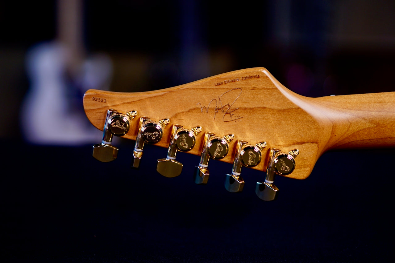 Suhr Mateus Asato Signature Classic T in ‘M.A.’ White   M.A.T 92523