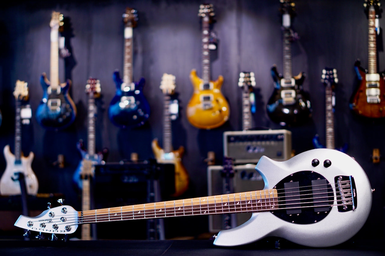 Ernie Ball Music Man John Myung Platinum Silver  S13599