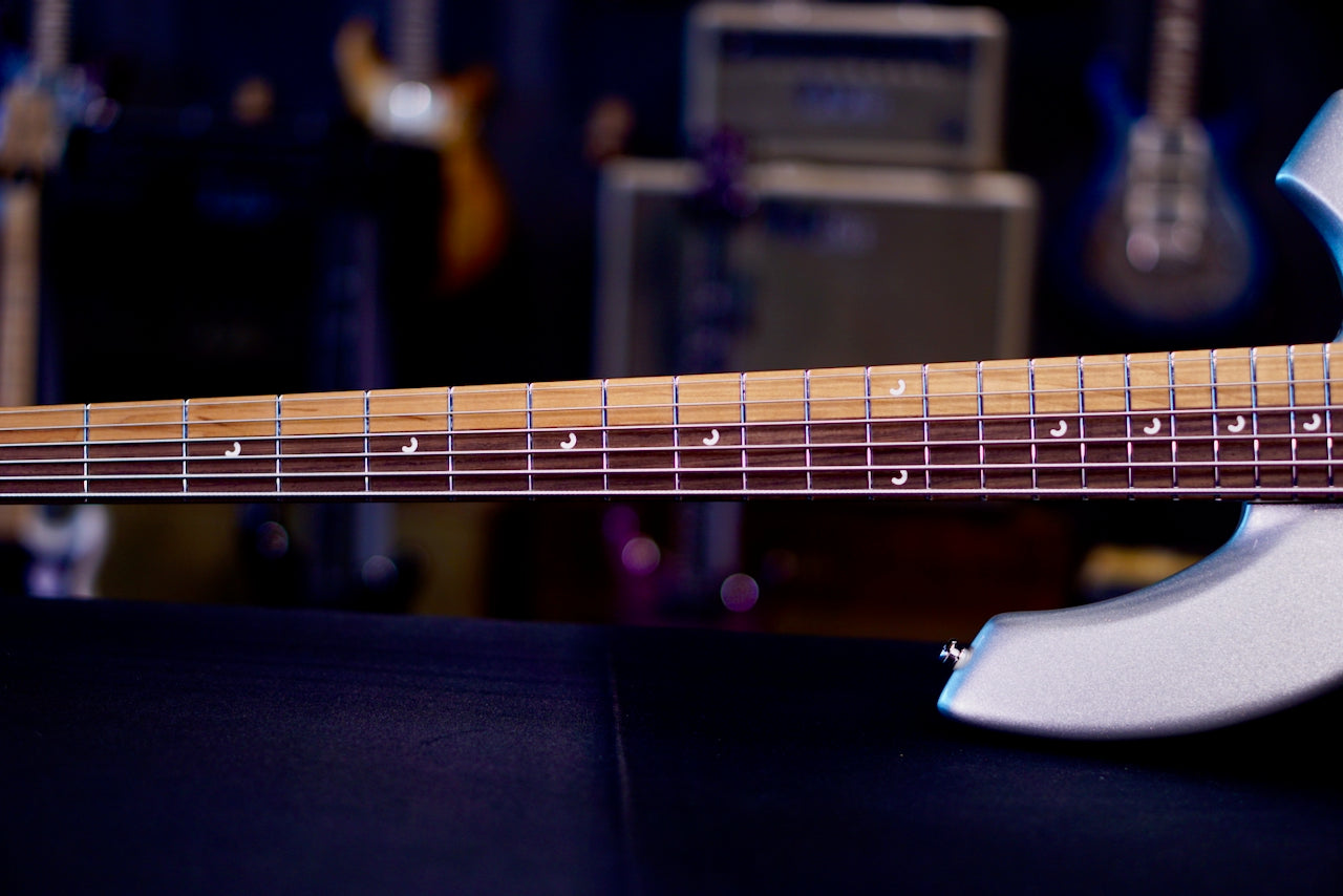 Ernie Ball Music Man John Myung Platinum Silver  S13599