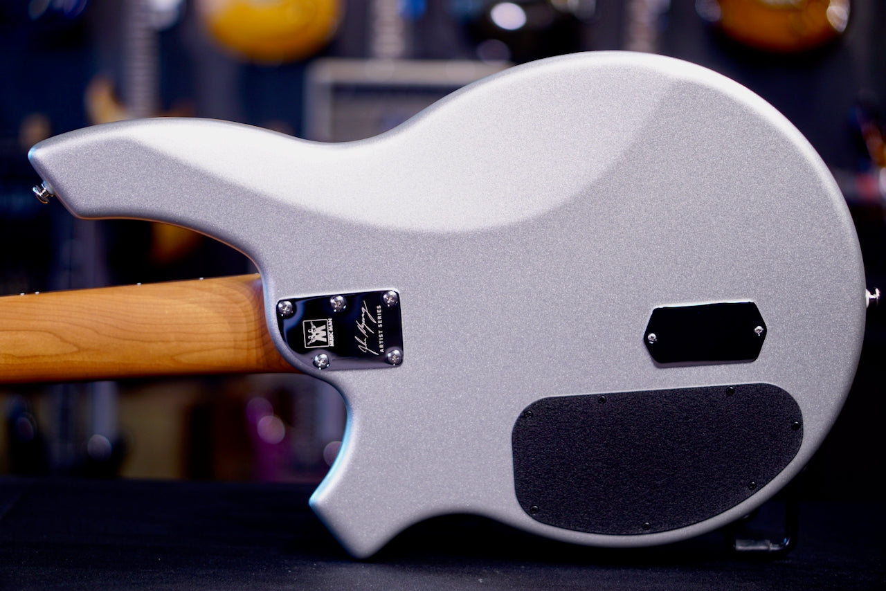 Ernie Ball Music Man John Myung Platinum Silver  S13599