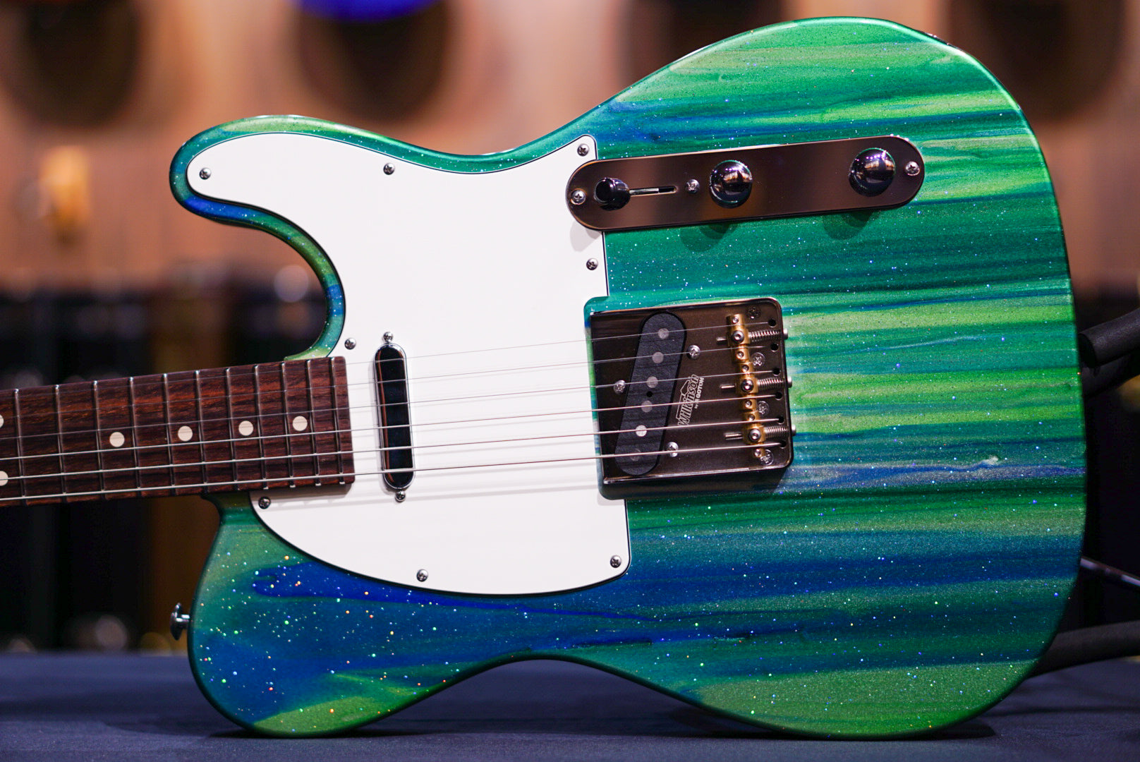 Suhr Classic T Custom Aqua sparkle drip 83007