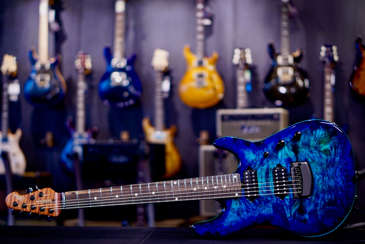 Ernie Ball Music Man Jason Richardson 7-string Cutlass HT Water Temple S12841