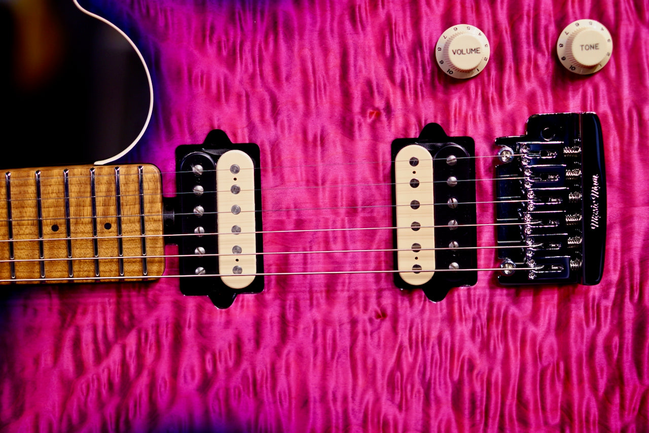Ernie Ball Music Man Axis Electric Guitar - Olallieberry Quilt H10739