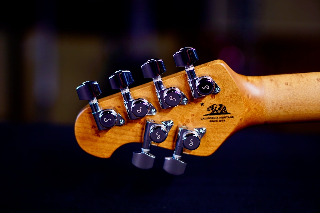 Ernie Ball Music Man Steve Morse Blue Burst H04823
