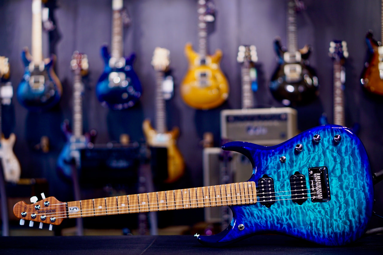 Ernie Ball Music Man JP15 Cerulean Paradise Quilt H09681