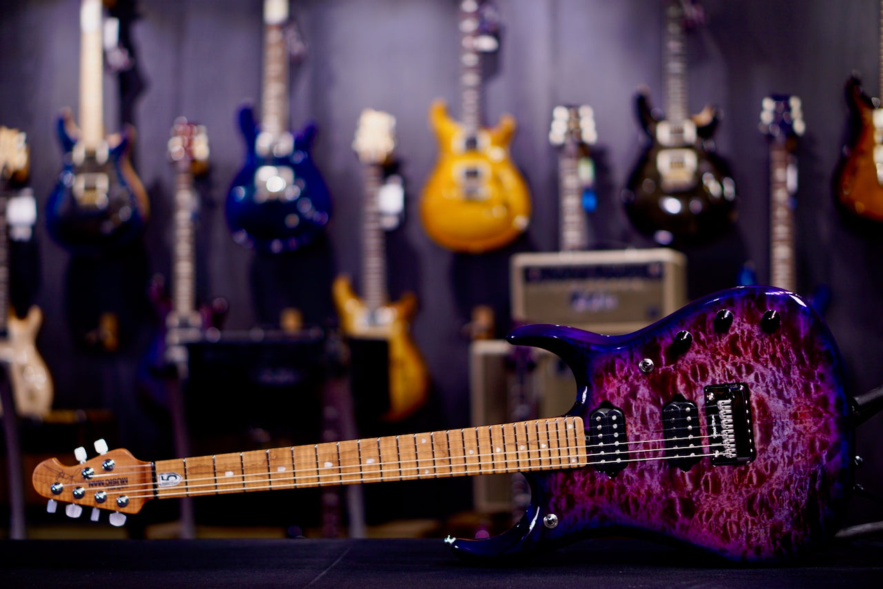 Ernie Ball Music Man JP15 Purple Nebula Quilt H08519