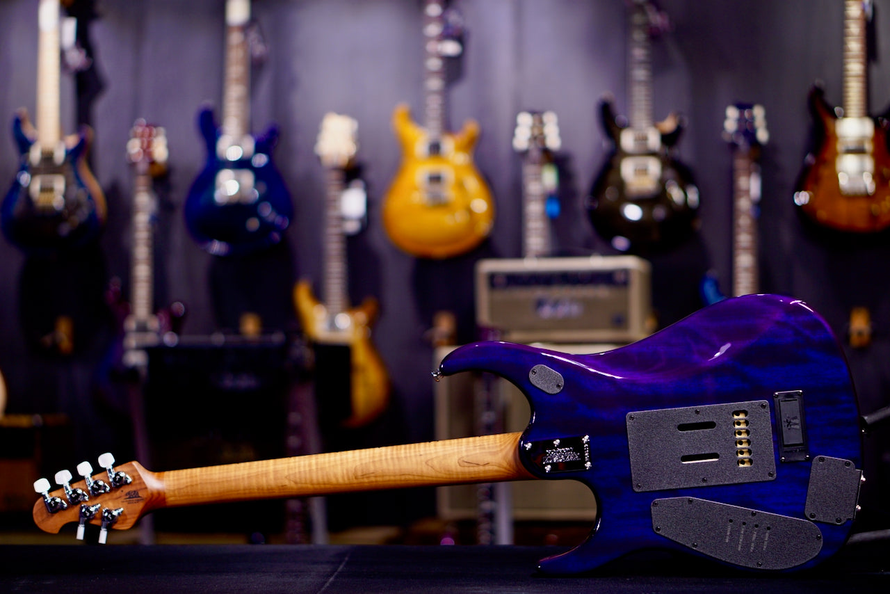 Ernie Ball Music Man JP15 Purple Nebula Quilt H08519