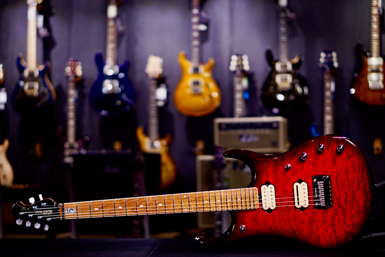 Ernie Ball Music Man JP15 BFR Baritone Cherry Creamsicle D00578