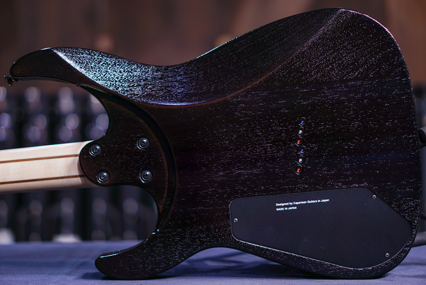 Caparison Dellinger WB-FX EF Transparent Charcoal Black 3370152 - HIENDGUITAR   Caparison Guitars