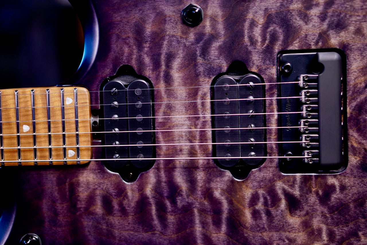 Ernie Ball Music Man JP15 Translucent Black Quilt H09211