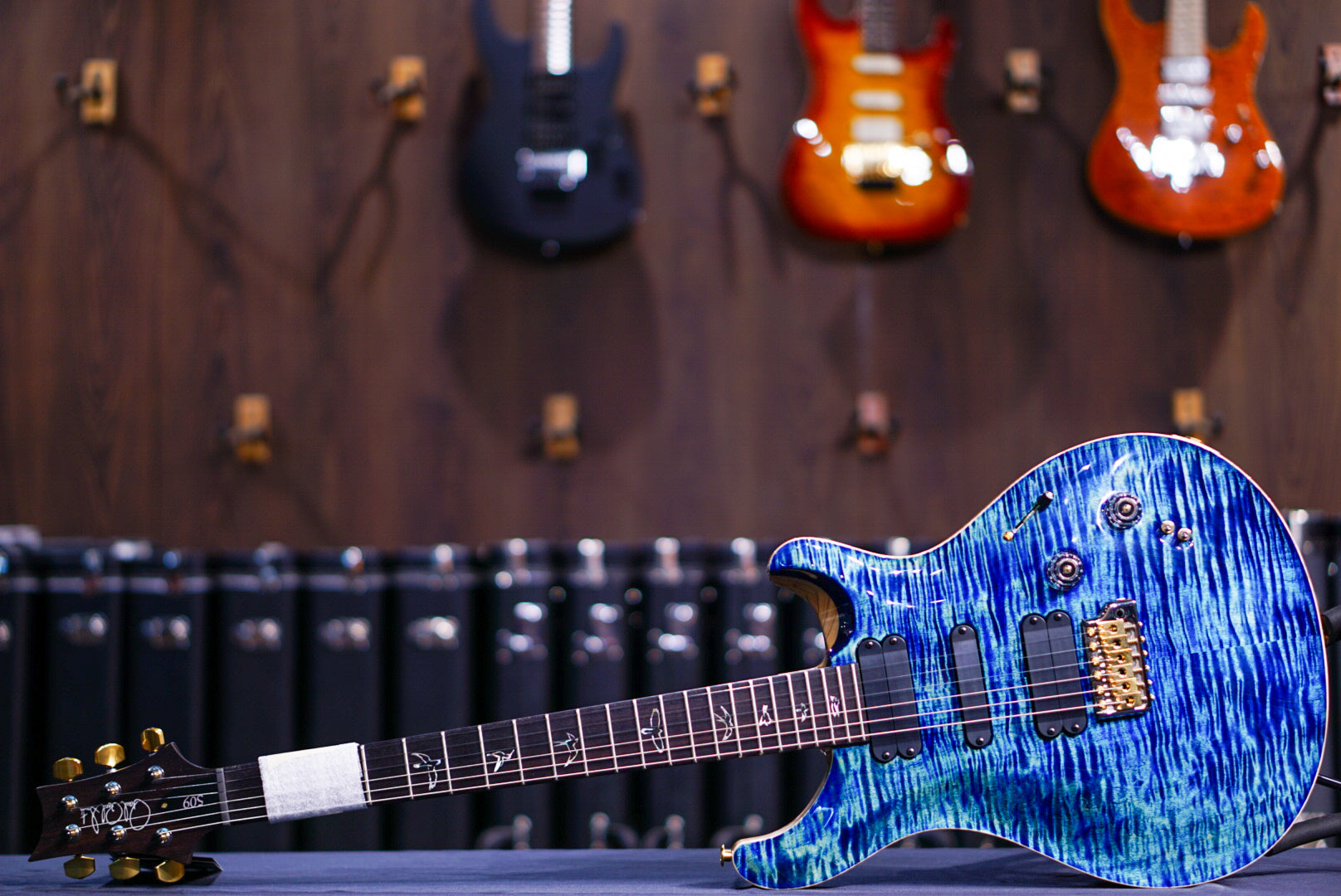 PRS 509 wood library w rosewood neck river blue 10 Top 0374821