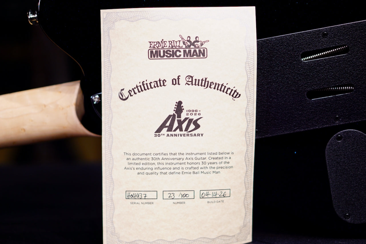 Ernieball Musicman Axis 30th Translucent Blue H04437
