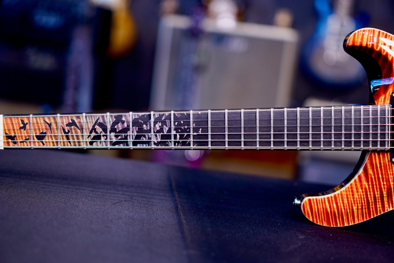 PRS Private Stock Custom 24 Piezo Zombie Fade Birds Of A Feather PS#11234