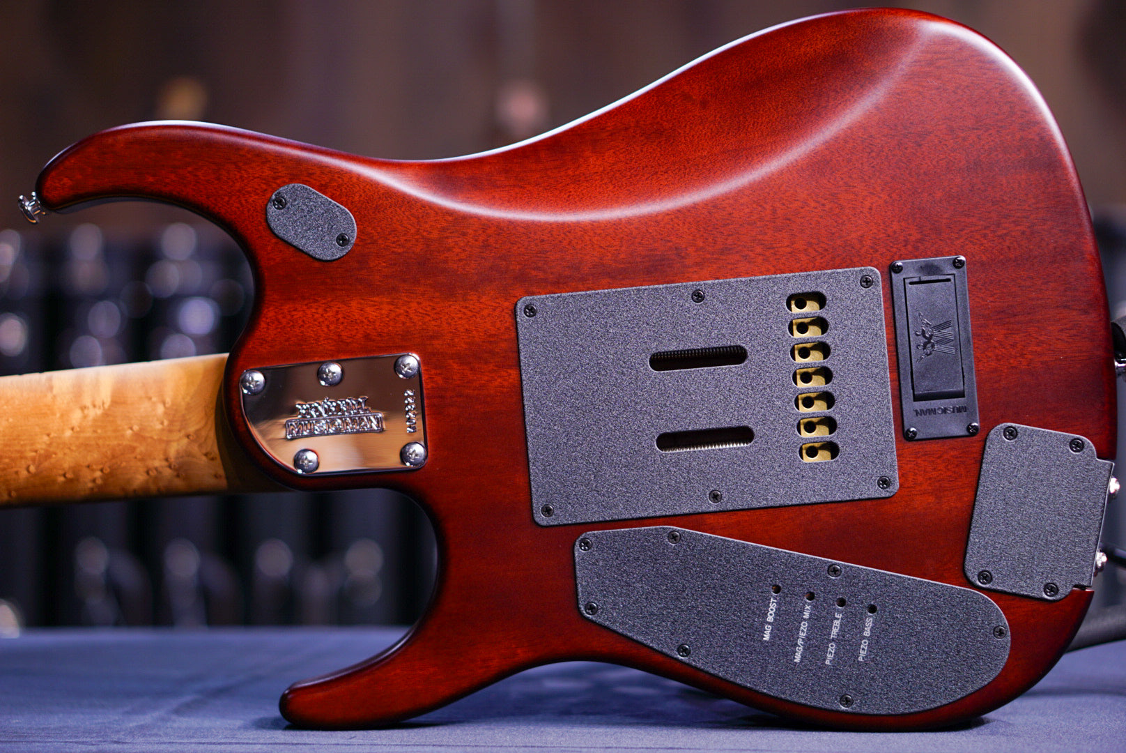 Ernie Ball Music Man JP15 7 7-string Electric Guitar - Sahara Burst Flame K02322