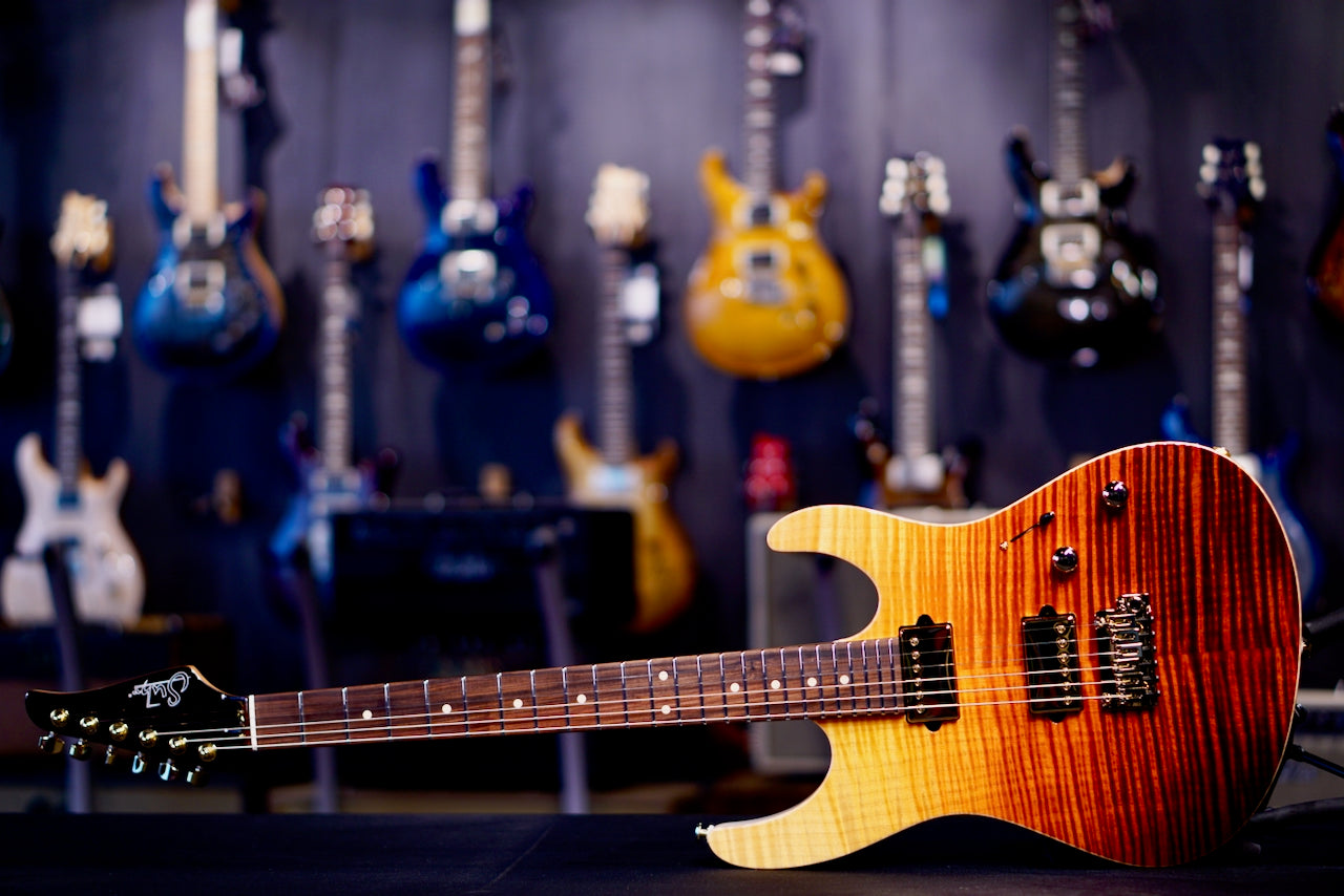Suhr Modern Custom Desert Gradient White Back 87937