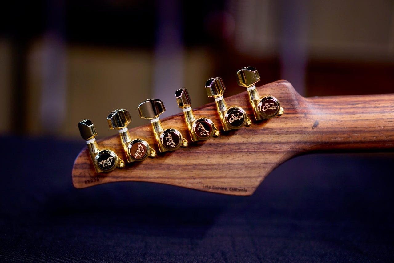 Suhr Classic S Custom Trans Black Burst Rosewood Neck & Gold Package 8