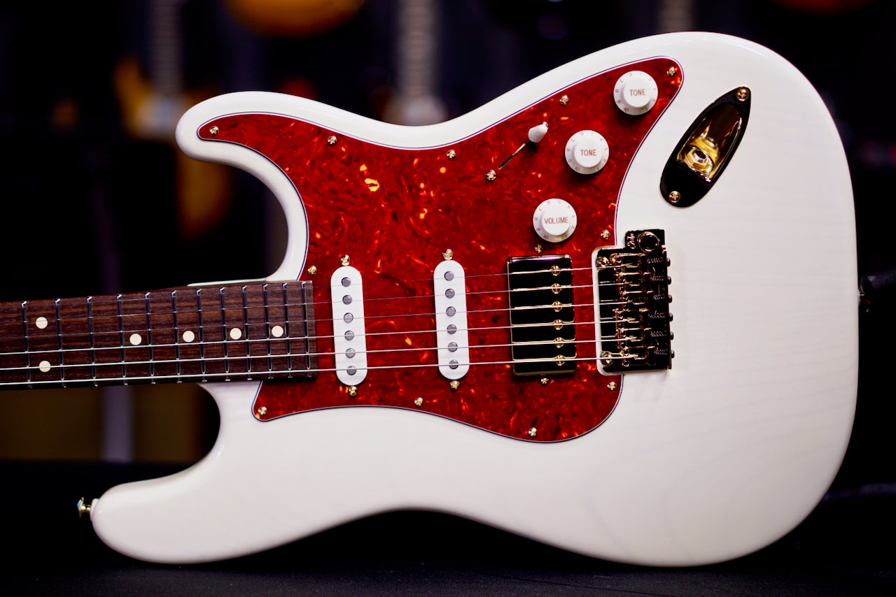 Suhr Classic S Custom Trans White Rosewood Neck & Gold Package 85904