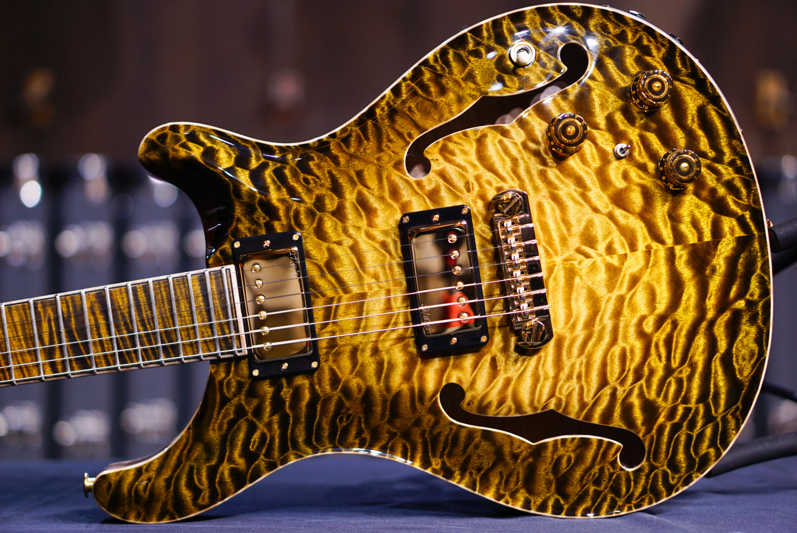 PRS Privatestock Hollowbody II standstorm glow birds of a feather