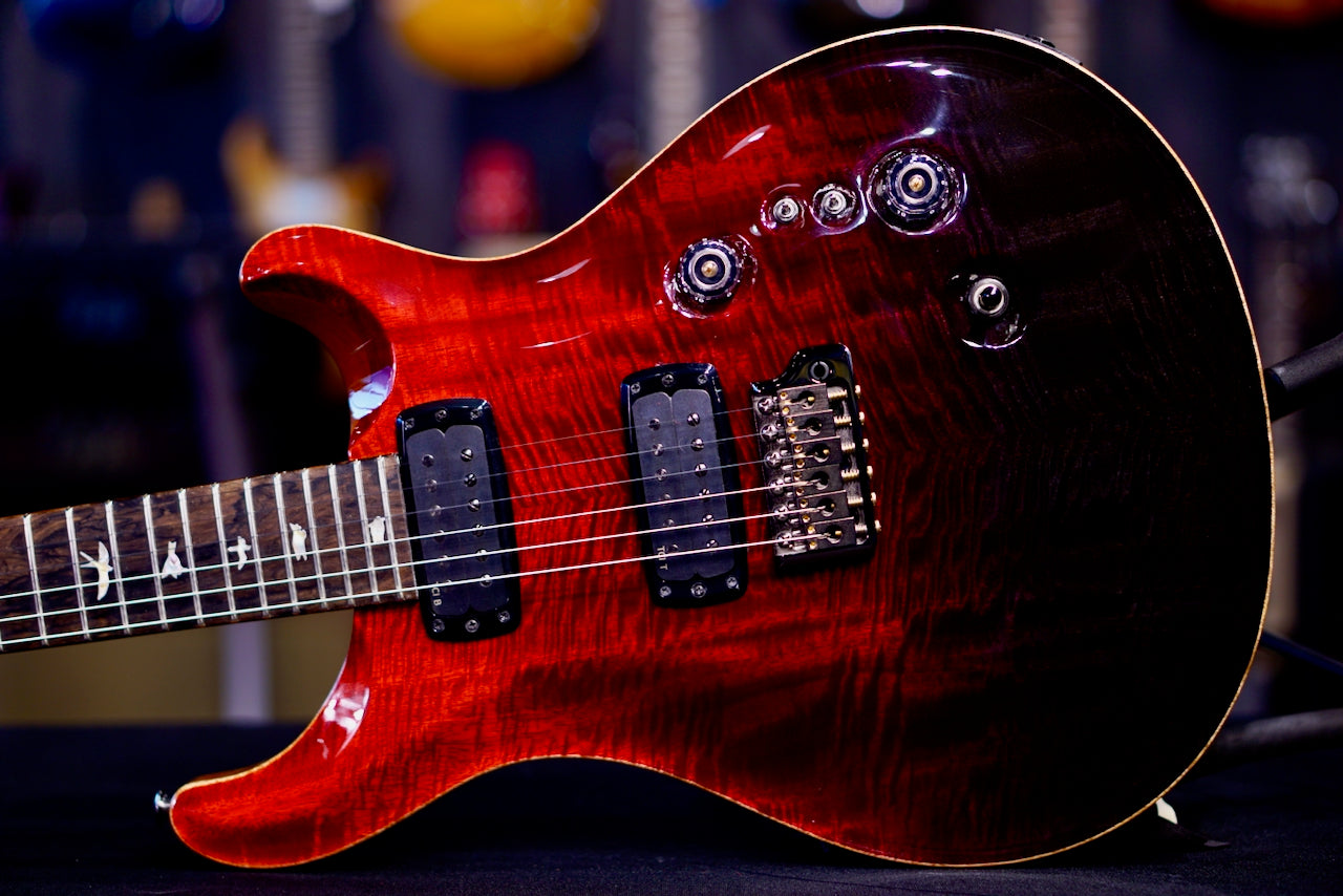 PRS Custom 24-08 Mango Top Fire Red / Gray Black Fade Ltd Ed 0422884
