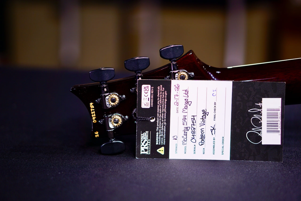 PRS McCarty 594 Mango Top Black Gold Burst Ltd Ed 0422754