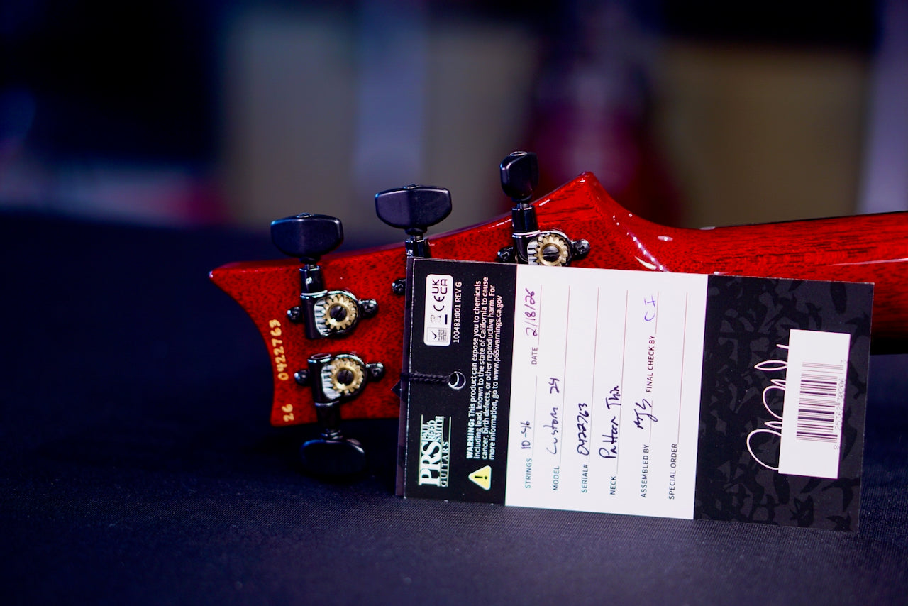PRS Custom 24 Mango Top Blood Orange Ltd Ed 0422763