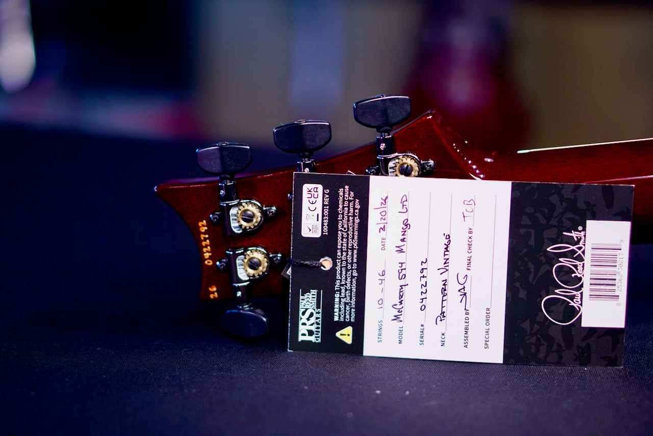 PRS McCarty 594 Mango Top Solarflare Ltd Ed 0422792